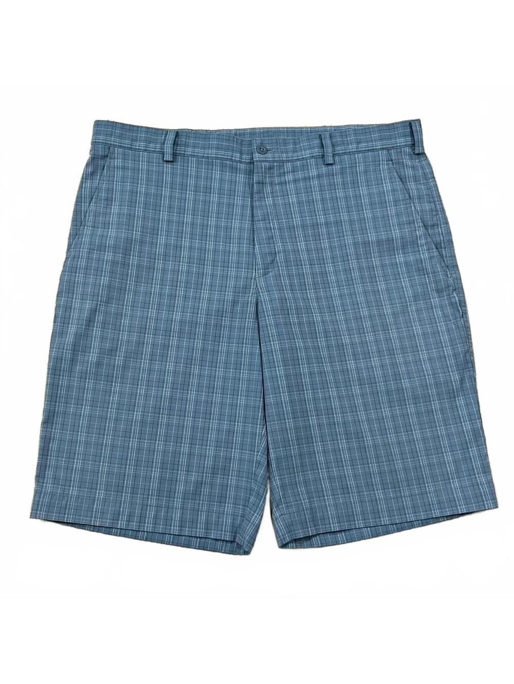 Nike Golf Mens Blue Plaid Performance 11" Shorts Size 36